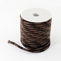 zwart/coffee 5mm per meter