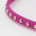 hot pink suede enkel studs per meter